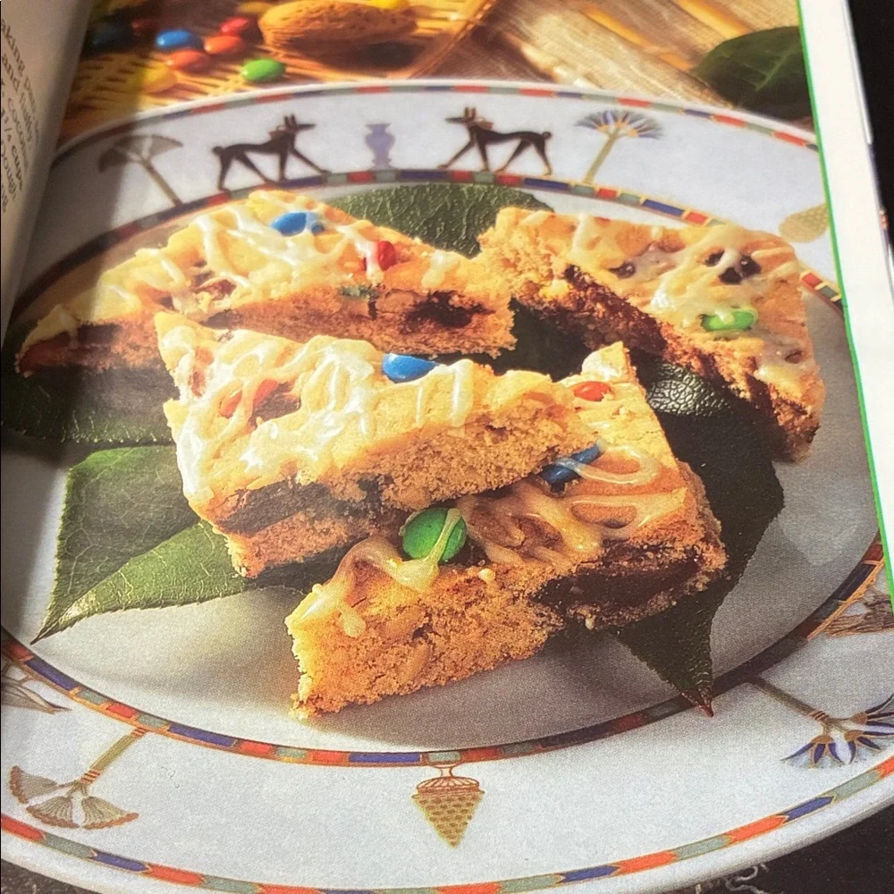 Vintage set of four cookbook magazines with assorted recipes